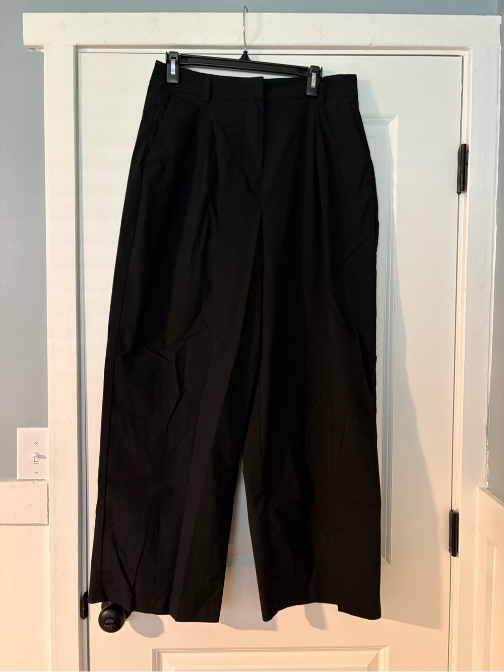 Women’s Black High Rise Wide Leg Black Trousers